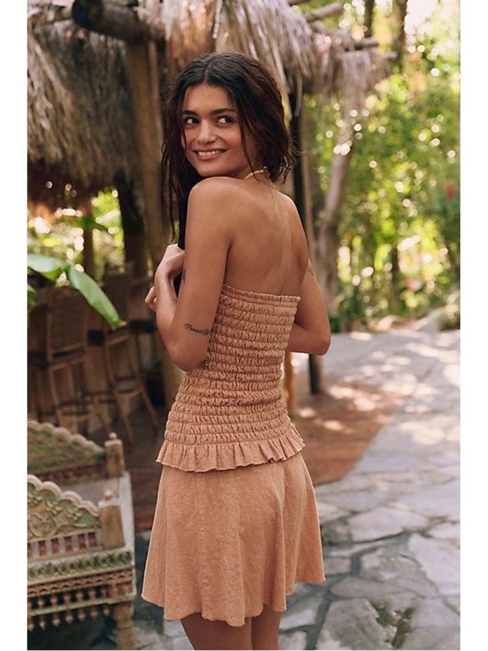 Free People Lora Skirt Set